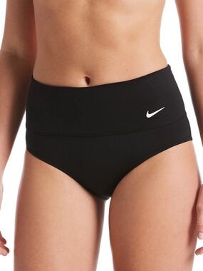 Nike | Black High-Waisted Swim Bottoms - Size XS